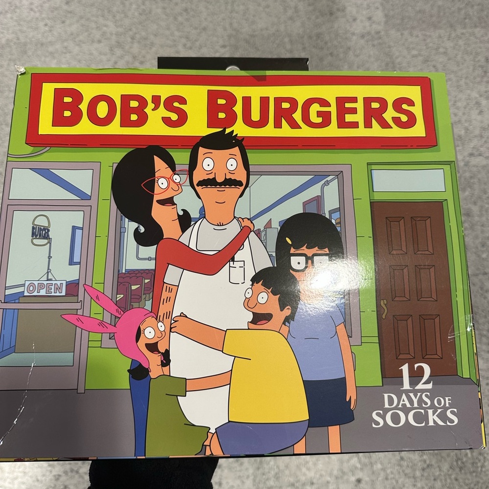 Bob's Burgers 12 Days of Socks